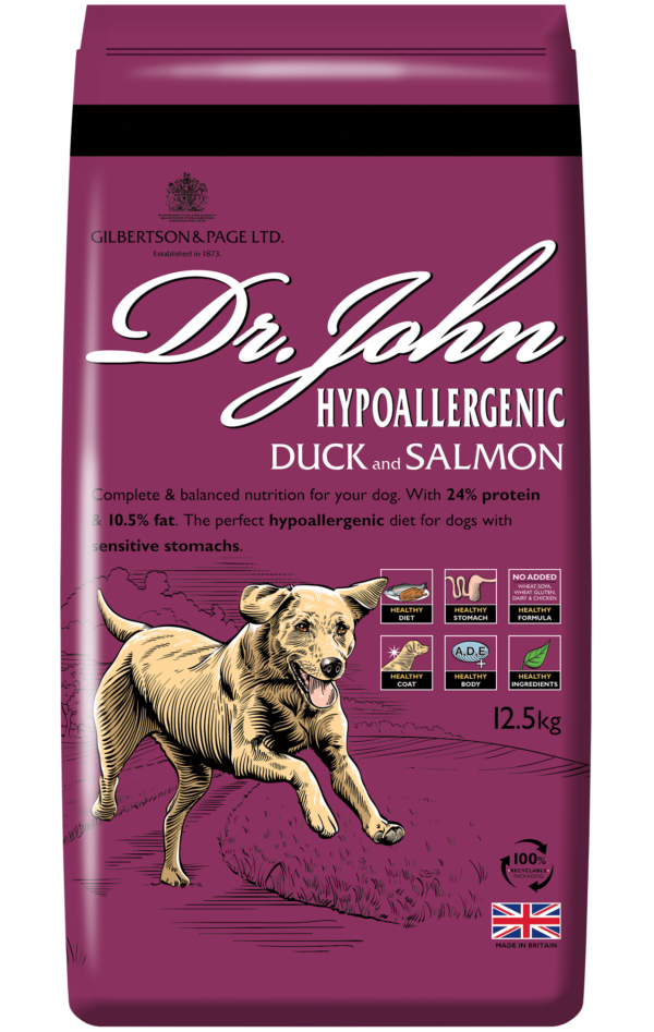 Dr.John Hypoallergenic Duck & Salmon 12,5 kg